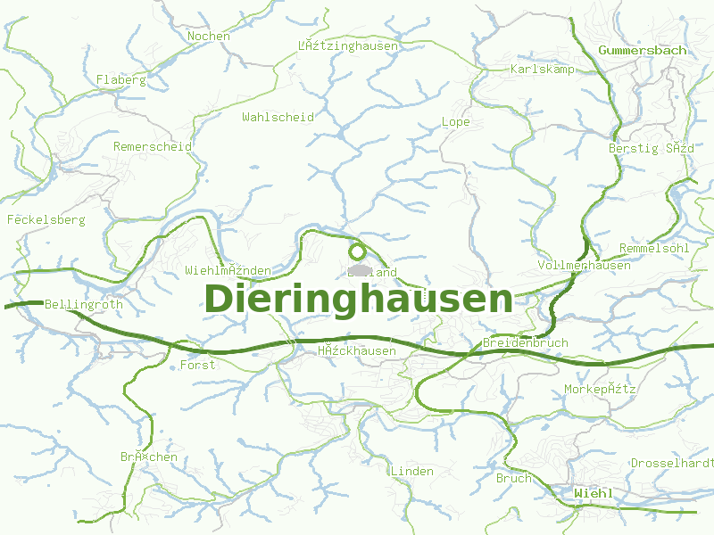 Karte von Dieringhausen