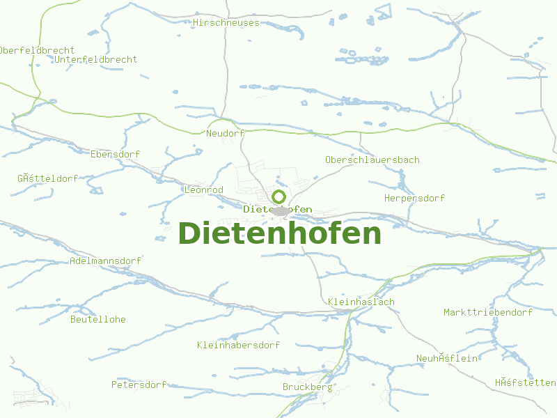 Karte von Dietenhofen