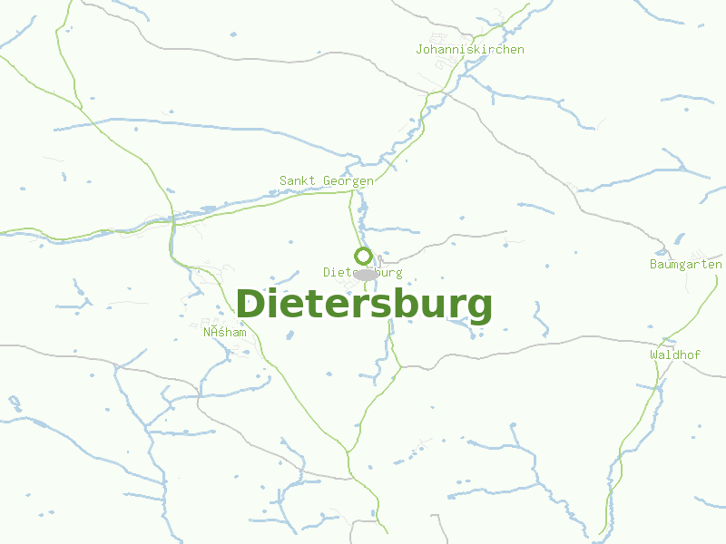 Karte von Dietersburg