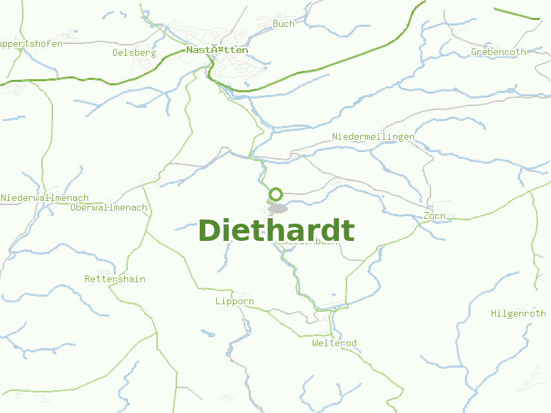 Karte von Diethardt