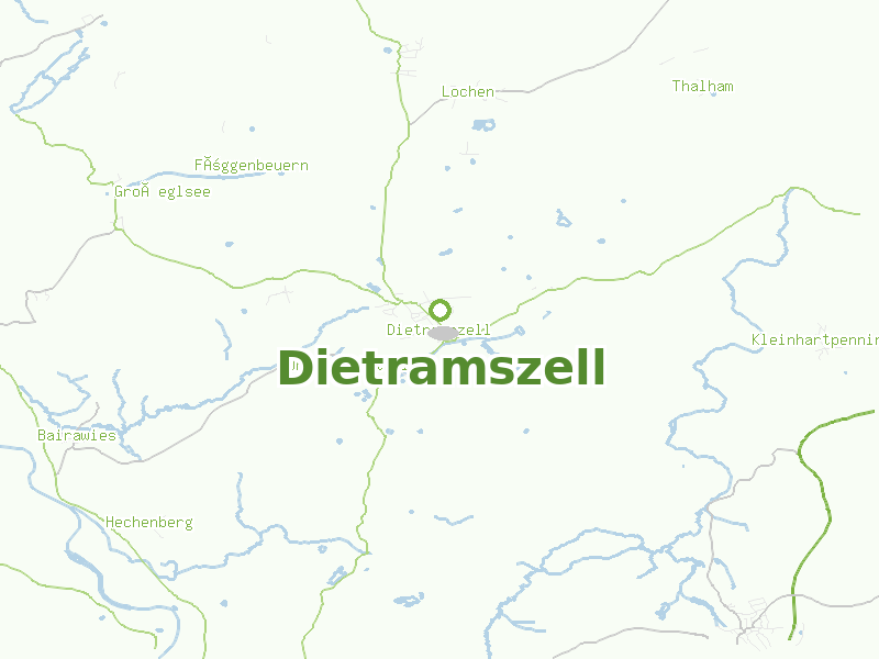 Karte von Dietramszell