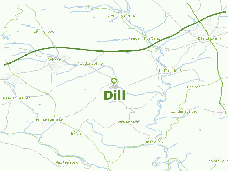 Karte von Dill