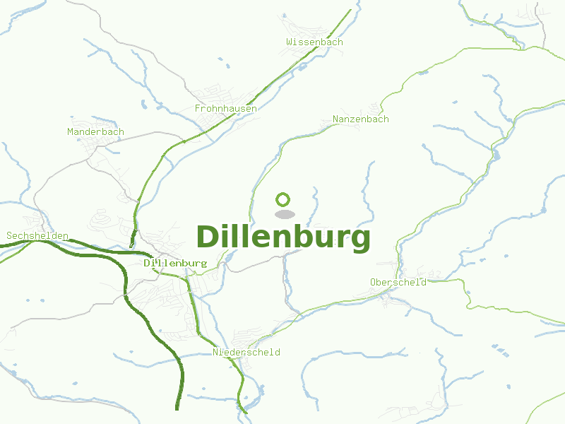 Karte von Dillenburg