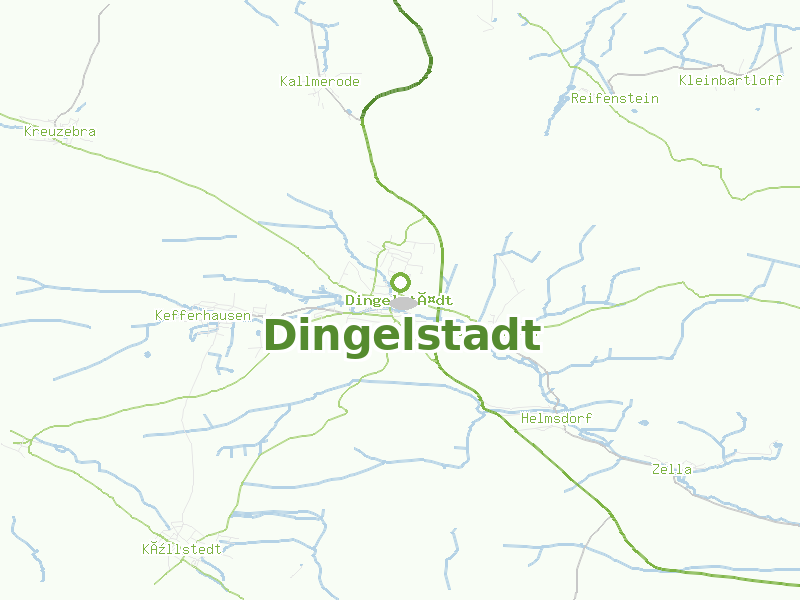 Karte von Dingelstadt
