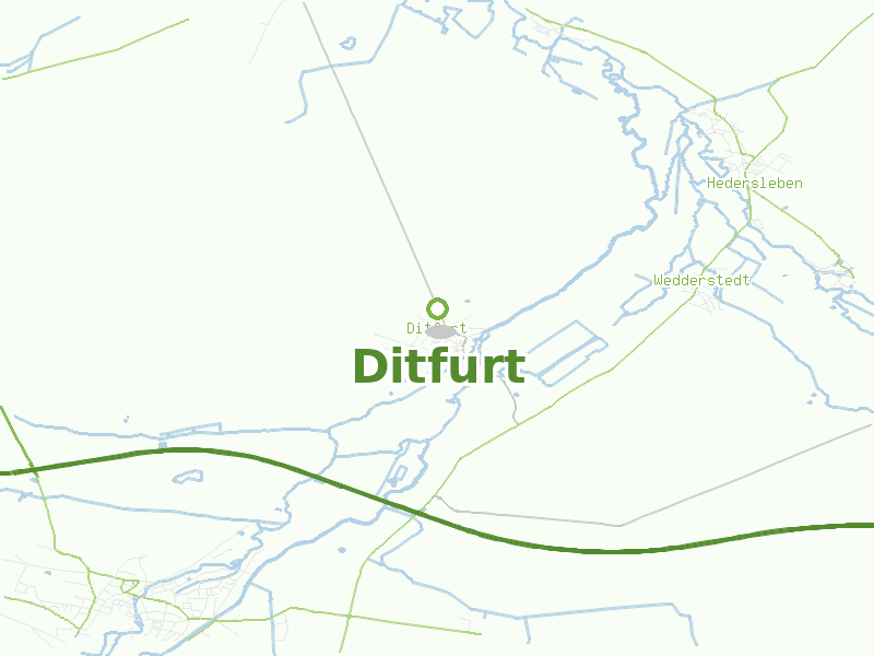 Karte von Ditfurt