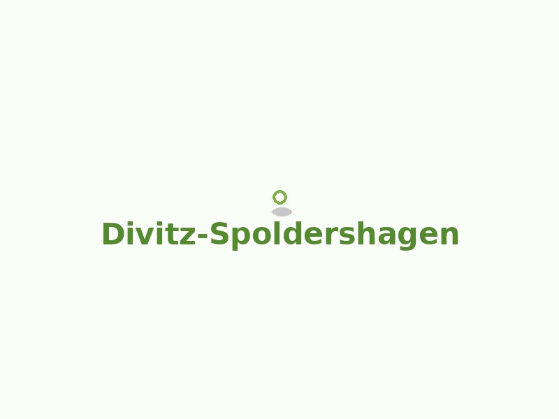 Karte von Divitz-Spoldershagen