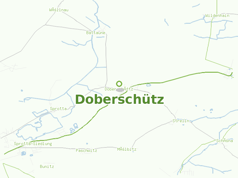 Karte von Doberschütz