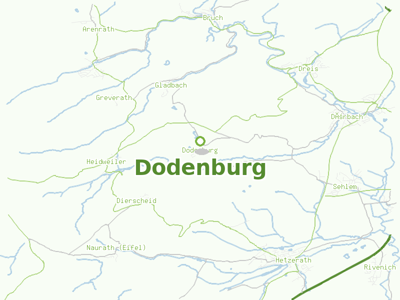Karte von Dodenburg