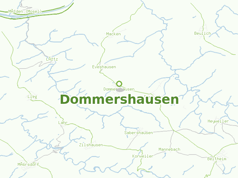 Karte von Dommershausen