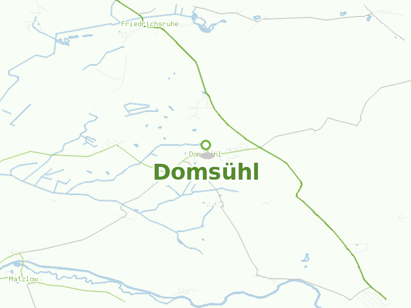 Karte von Domsühl