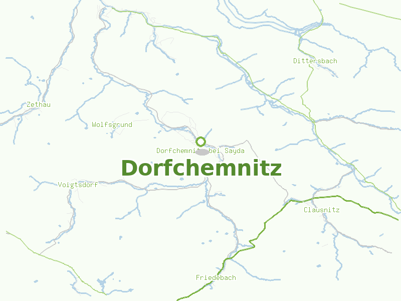 Karte von Dorfchemnitz