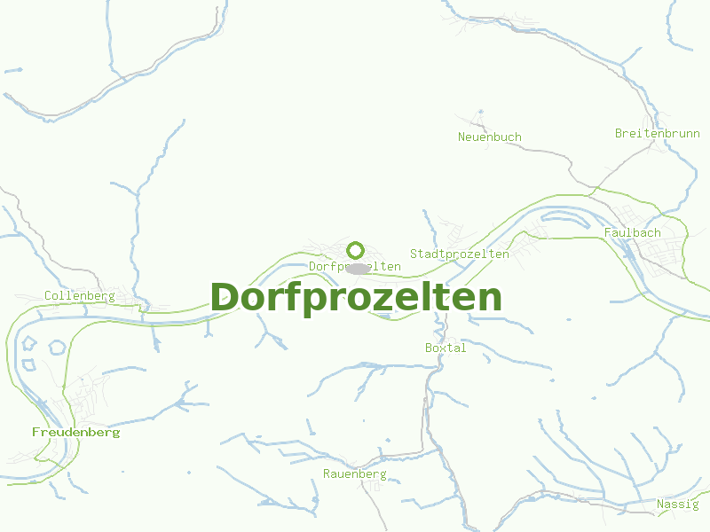 Karte von Dorfprozelten