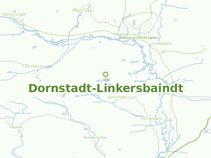 Karte von Dornstadt-Linkersbaindt