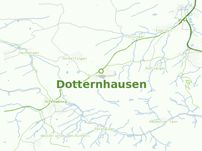 Karte von Dotternhausen