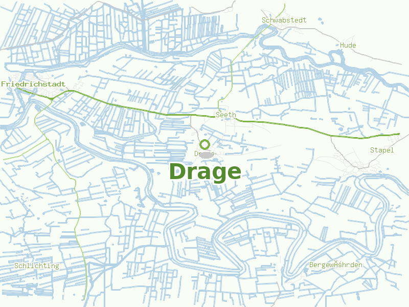 Karte von Drage