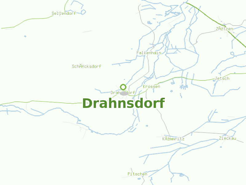 Karte von Drahnsdorf