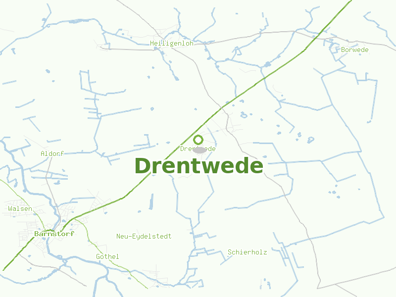 Karte von Drentwede