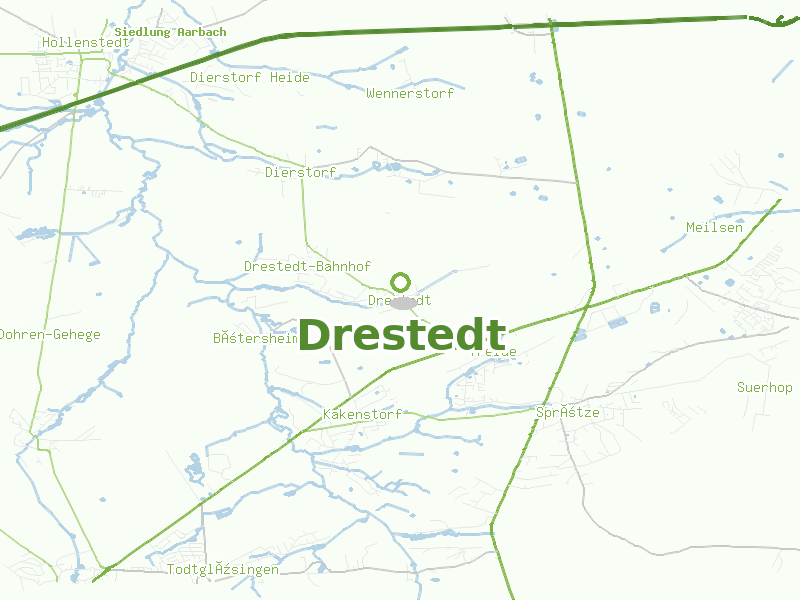 Karte von Drestedt