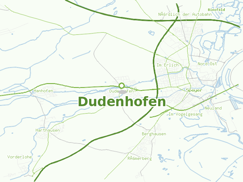 Karte von Dudenhofen
