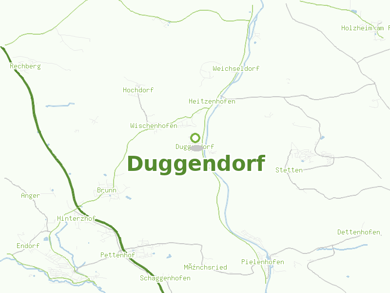 Karte von Duggendorf