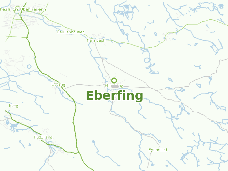 Karte von Eberfing