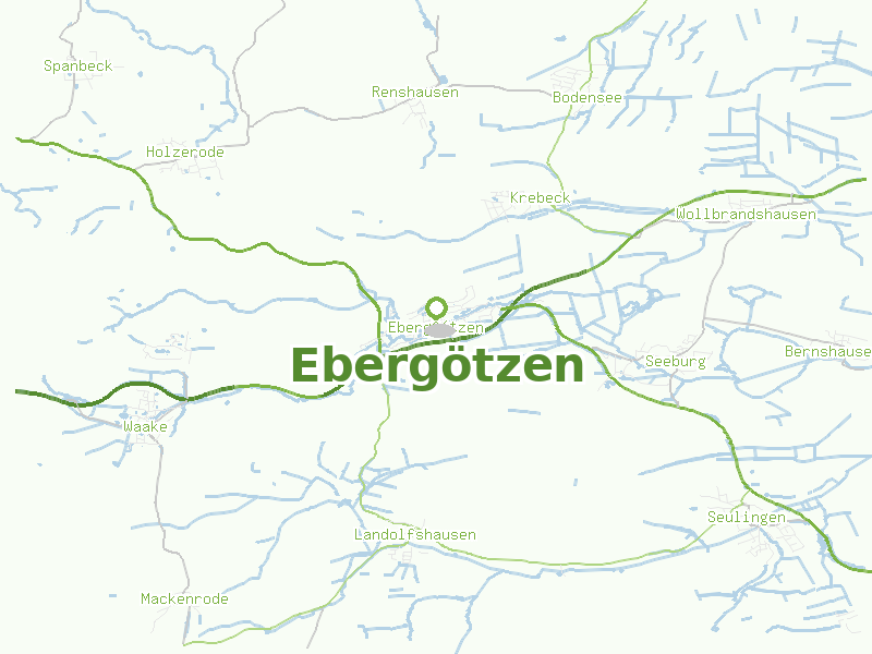 Karte von Ebergötzen