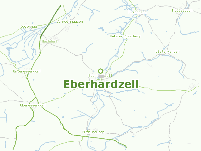 Karte von Eberhardzell