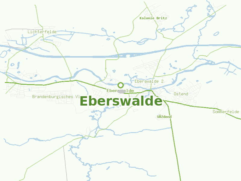 Karte von Eberswalde