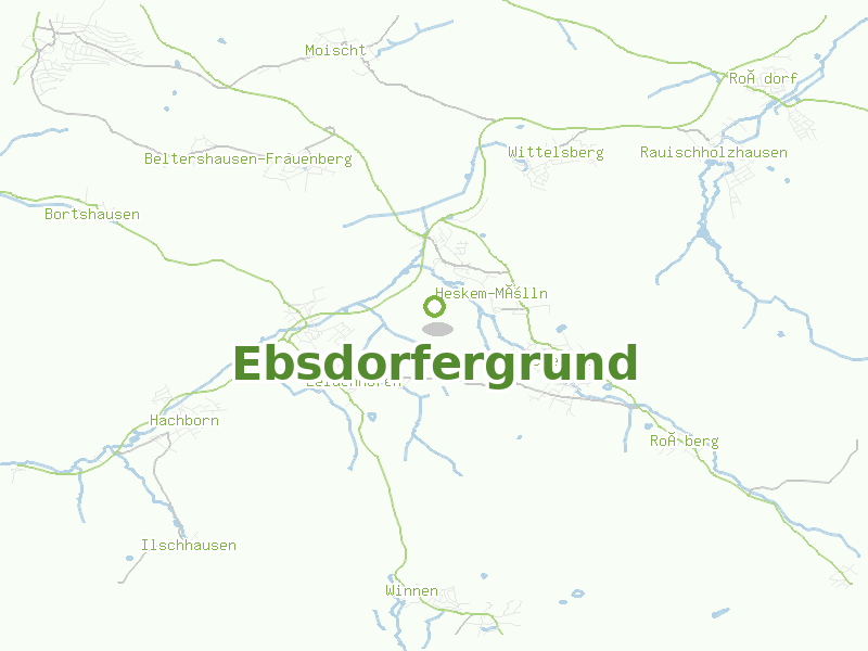 Karte von Ebsdorfergrund
