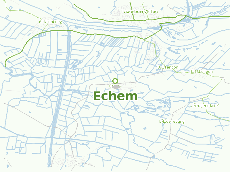 Karte von Echem