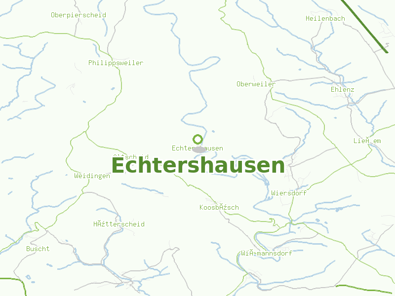 Karte von Echtershausen