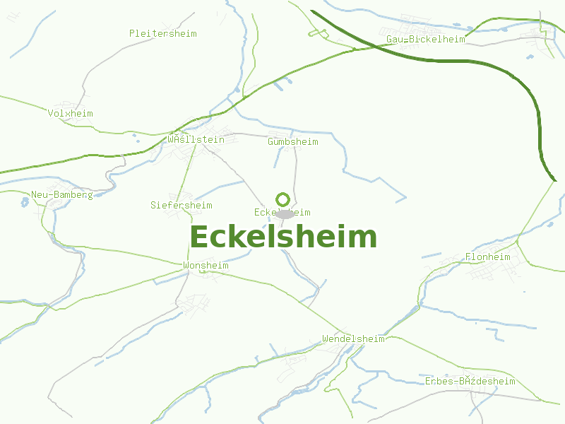 Karte von Eckelsheim