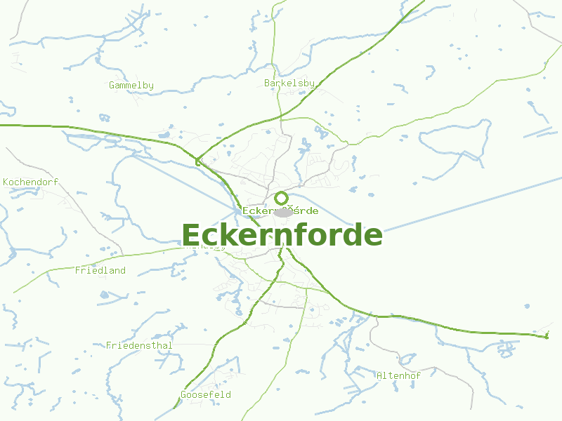 Karte von Eckernforde