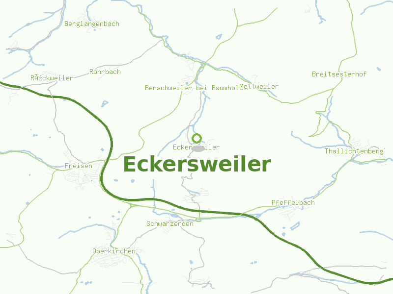 Karte von Eckersweiler