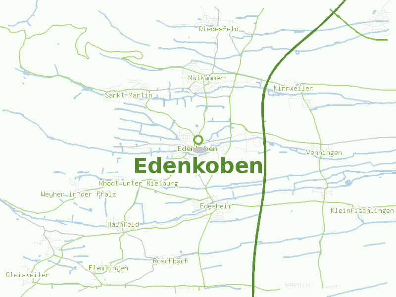 Karte von Edenkoben