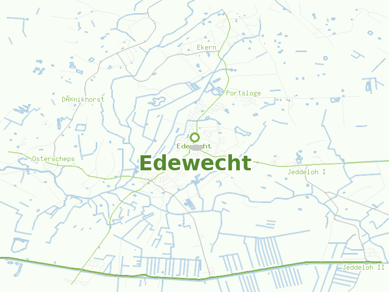 Karte von Edewecht