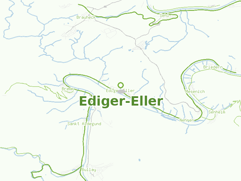 Karte von Ediger-Eller