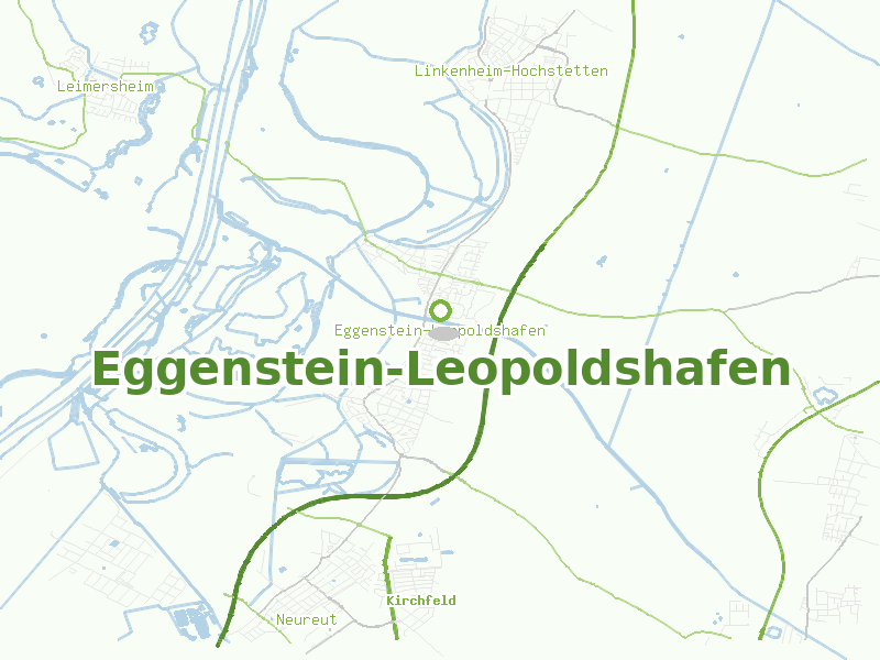 Karte von Eggenstein-Leopoldshafen