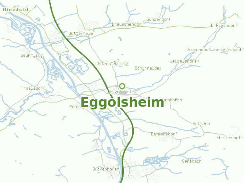 Karte von Eggolsheim
