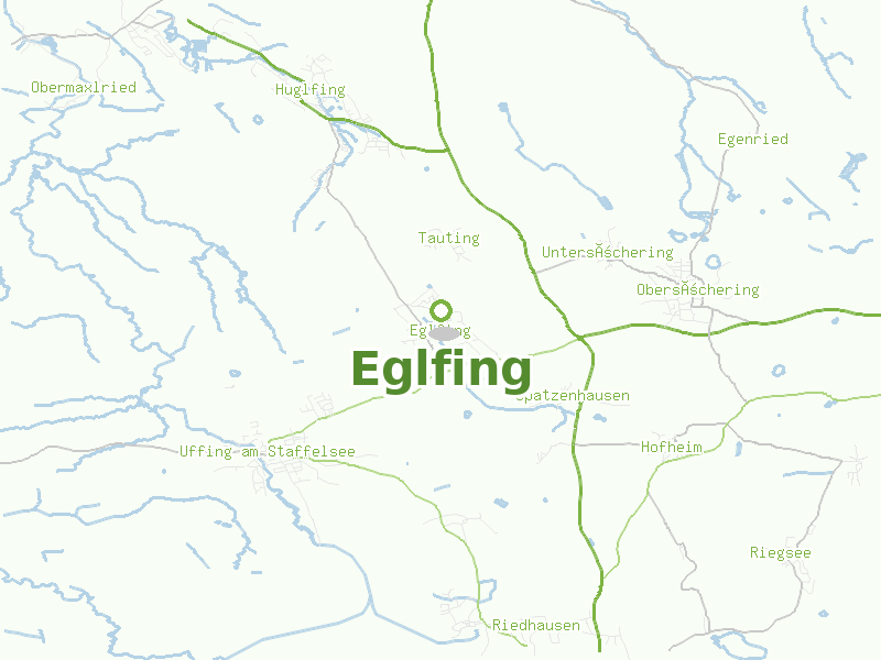 Karte von Eglfing