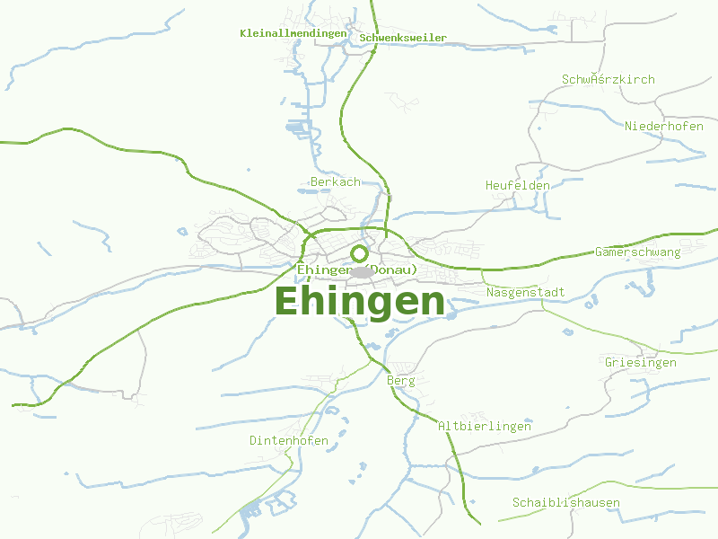 Karte von Ehingen
