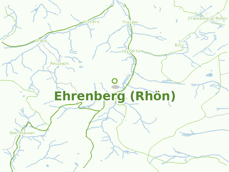 Karte von Ehrenberg (Rhön)