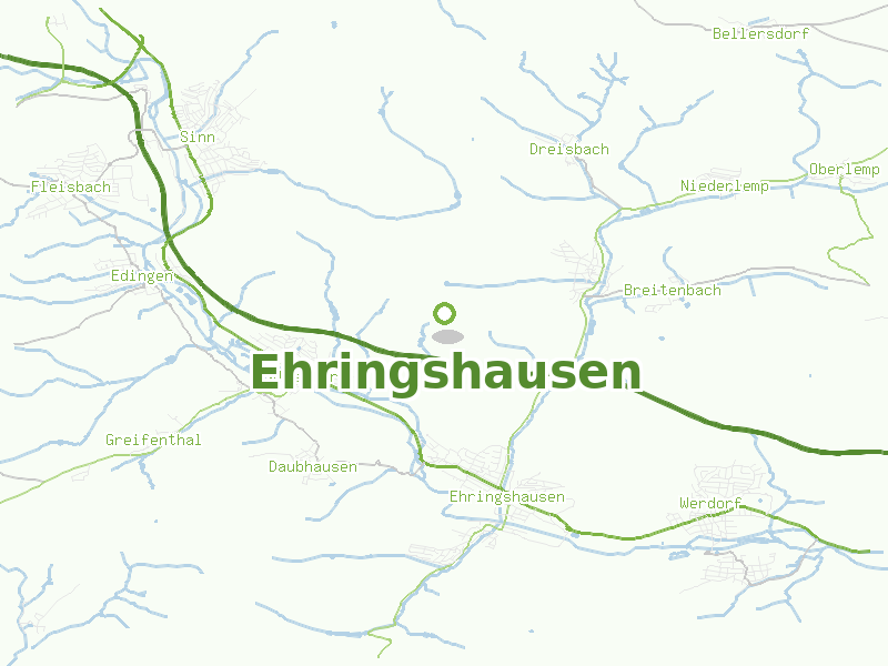 Karte von Ehringshausen