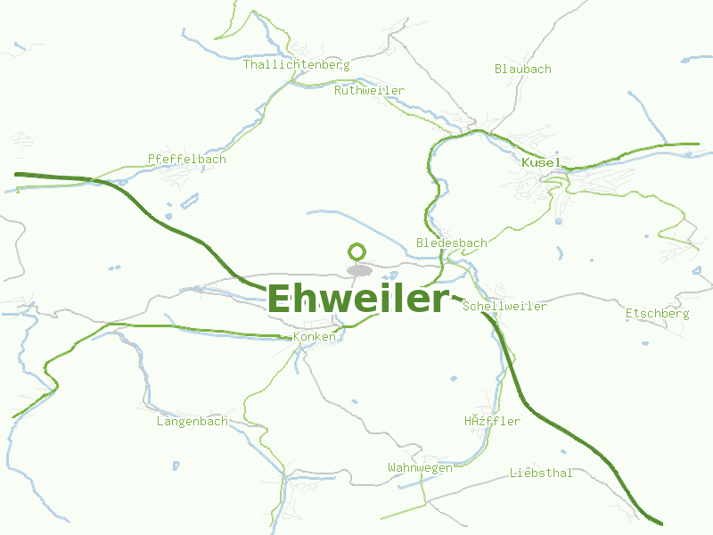 Karte von Ehweiler