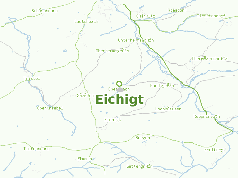 Karte von Eichigt