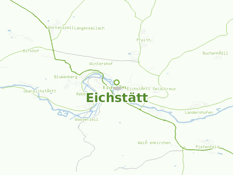 Karte von Eichstätt