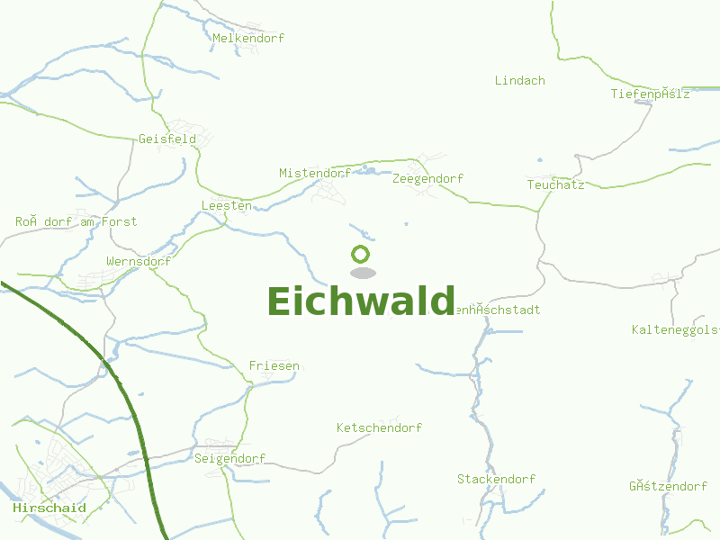 Karte von Eichwald