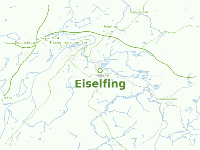 Karte von Eiselfing