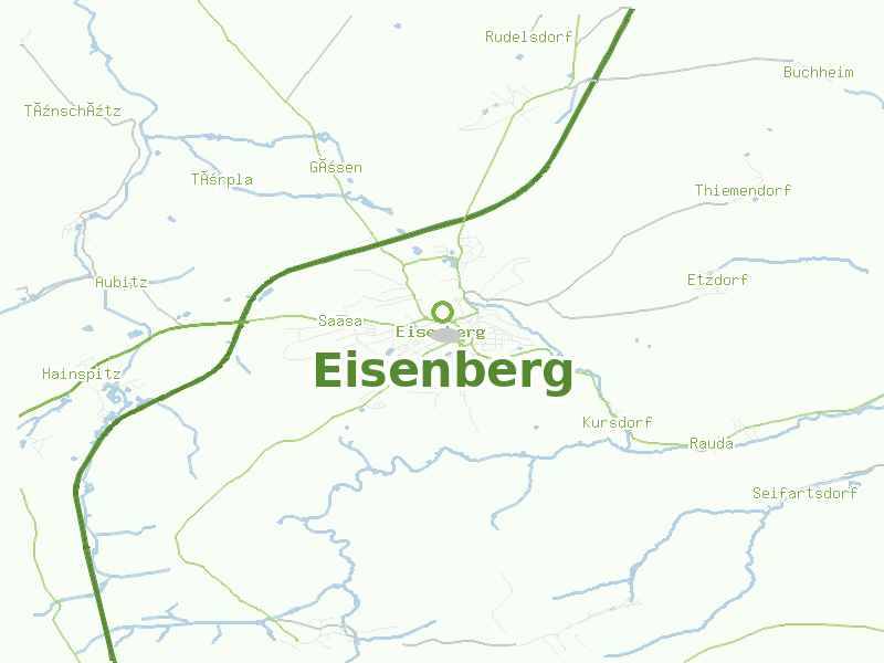 Karte von Eisenberg