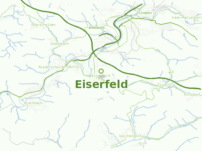 Karte von Eiserfeld